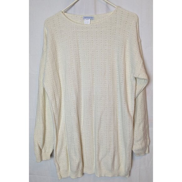 Vintage Ship N Shore Long Sleeve‎ Resort Wear Cover Up Knit Women's Large - Picture 1 of 9